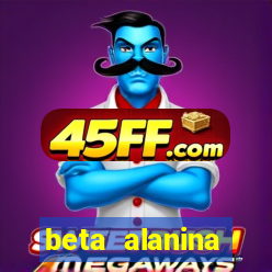 beta alanina aumenta a pressao